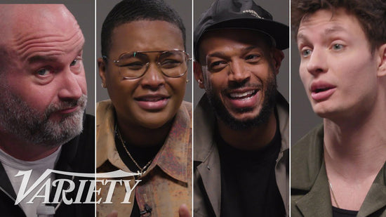 Tom Segura, Sam Jay, Marlon Wayans, & Matt Rife at Variety's Stand-Up Comedy Roundtable.