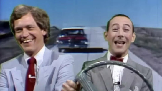 David Letterman & Pee-Wee Herman