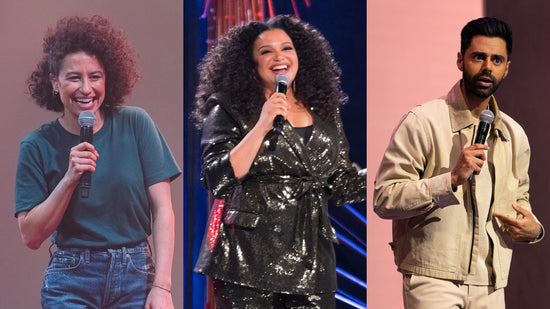 Ilana Glazer, Michelle Buteau & Hasan Minhaj.