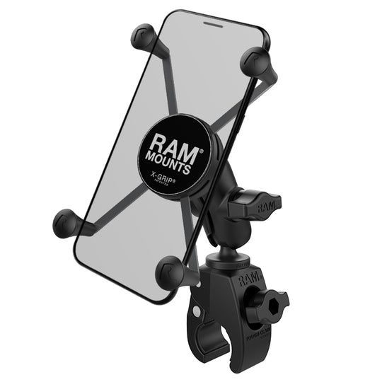 Kit moto soporte smartphone ram mounts x-grip 5