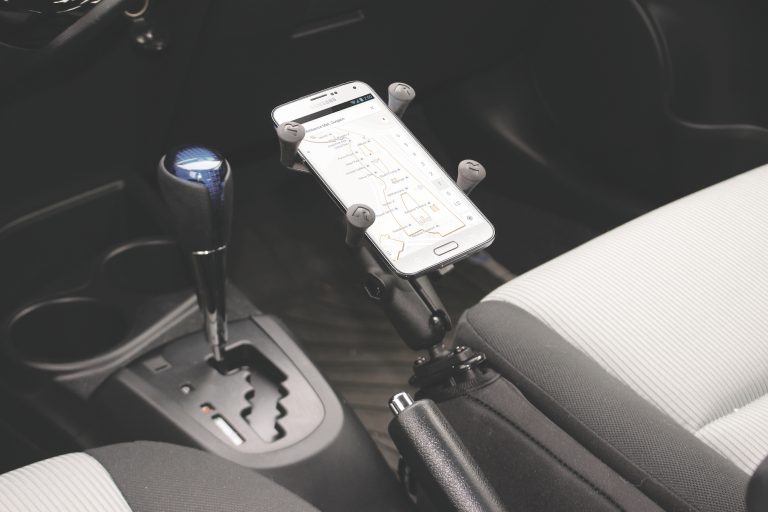 Cell Phone Seat Cup Holder Phone Mount Hands-Free Device