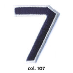 NUMBER applique - 10 colors available