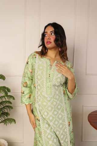 Chikankari Co-ords: Contemporary Design & Embellishment