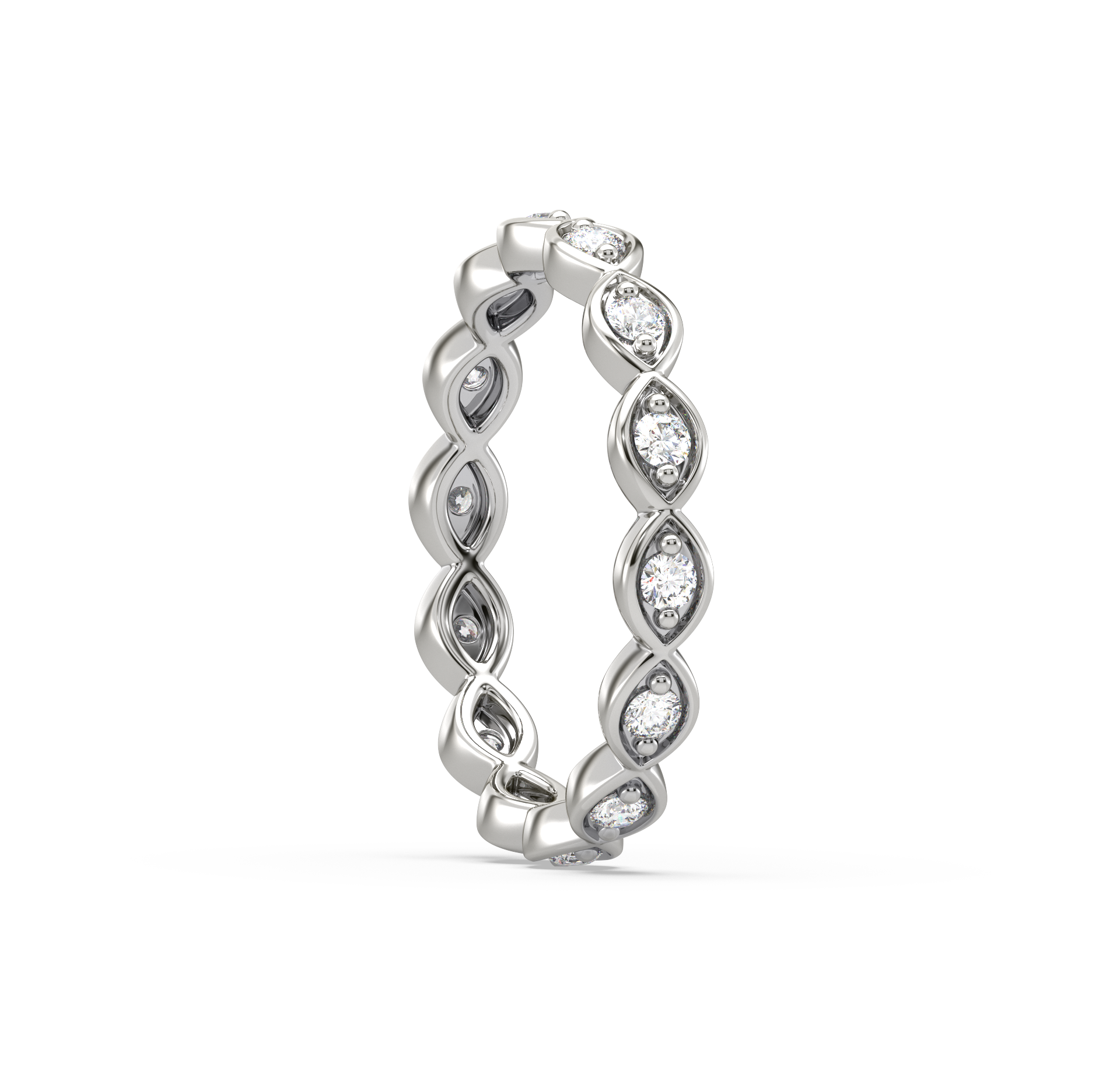 Claire Infinity Stackable Diamond Band