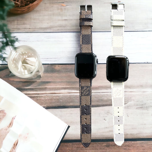 lv Leather Watch strap for Apple watch