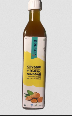 Aasnaa Organic Turmeric Vinegar with Mother (500ml) – Greenleafdrugstore