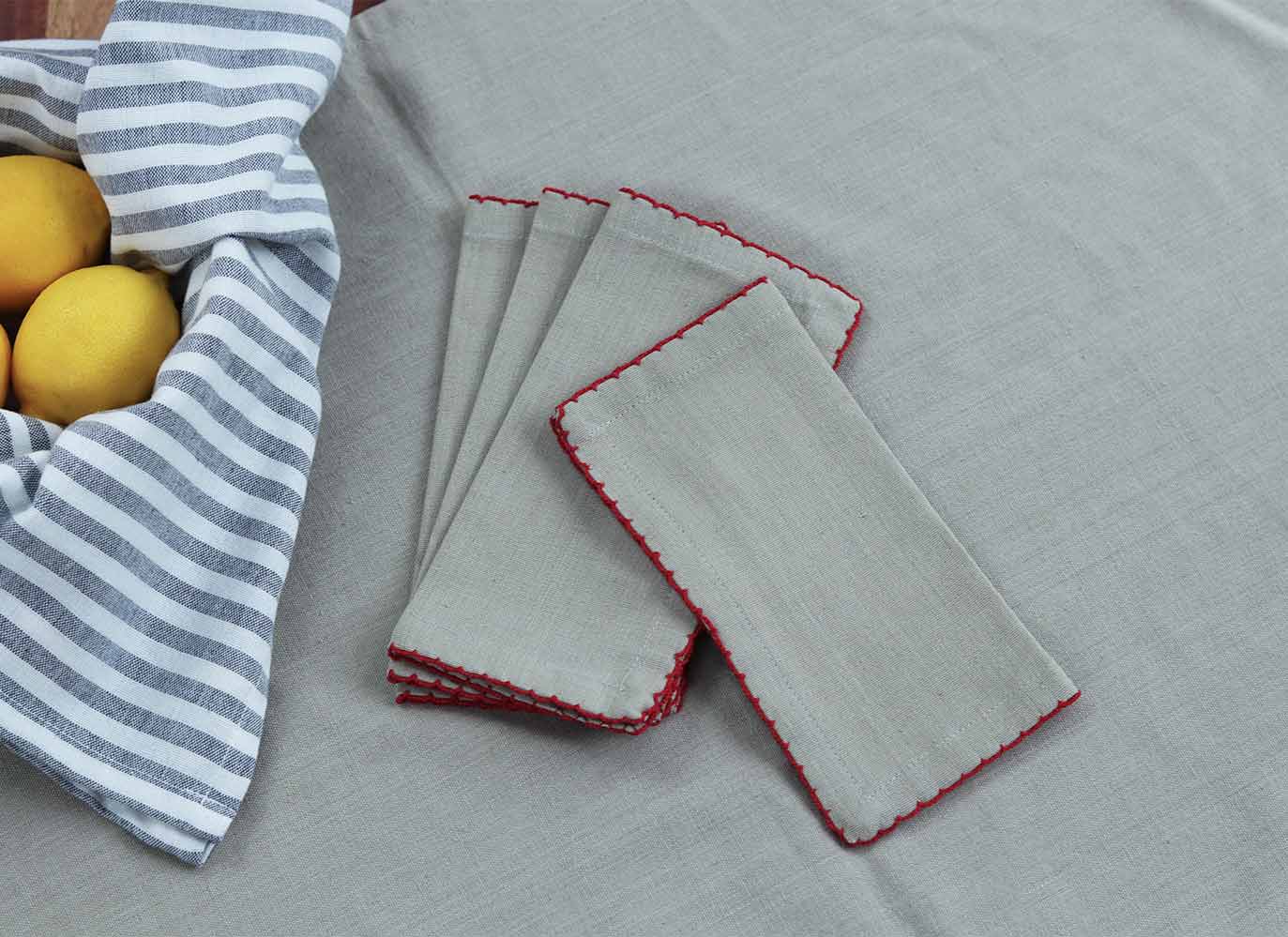 Buy crafted table linen, rugs, and quilts