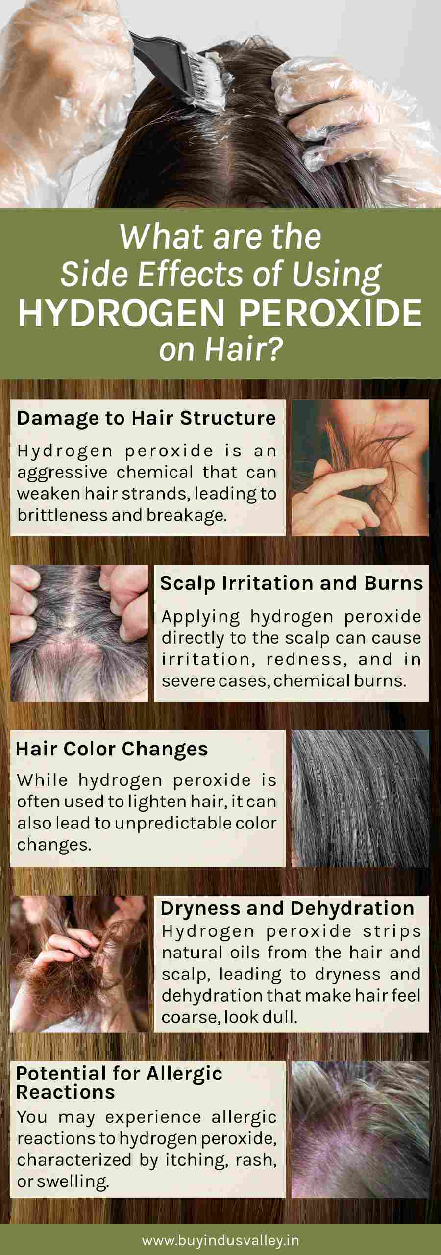 What Are the Side Effects of Using Hydrogen Peroxide on Hair