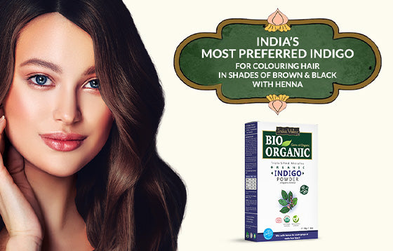 Florecer Organic Indigo Powder For Hair Black, 100 gm, Natural Free  Shipping