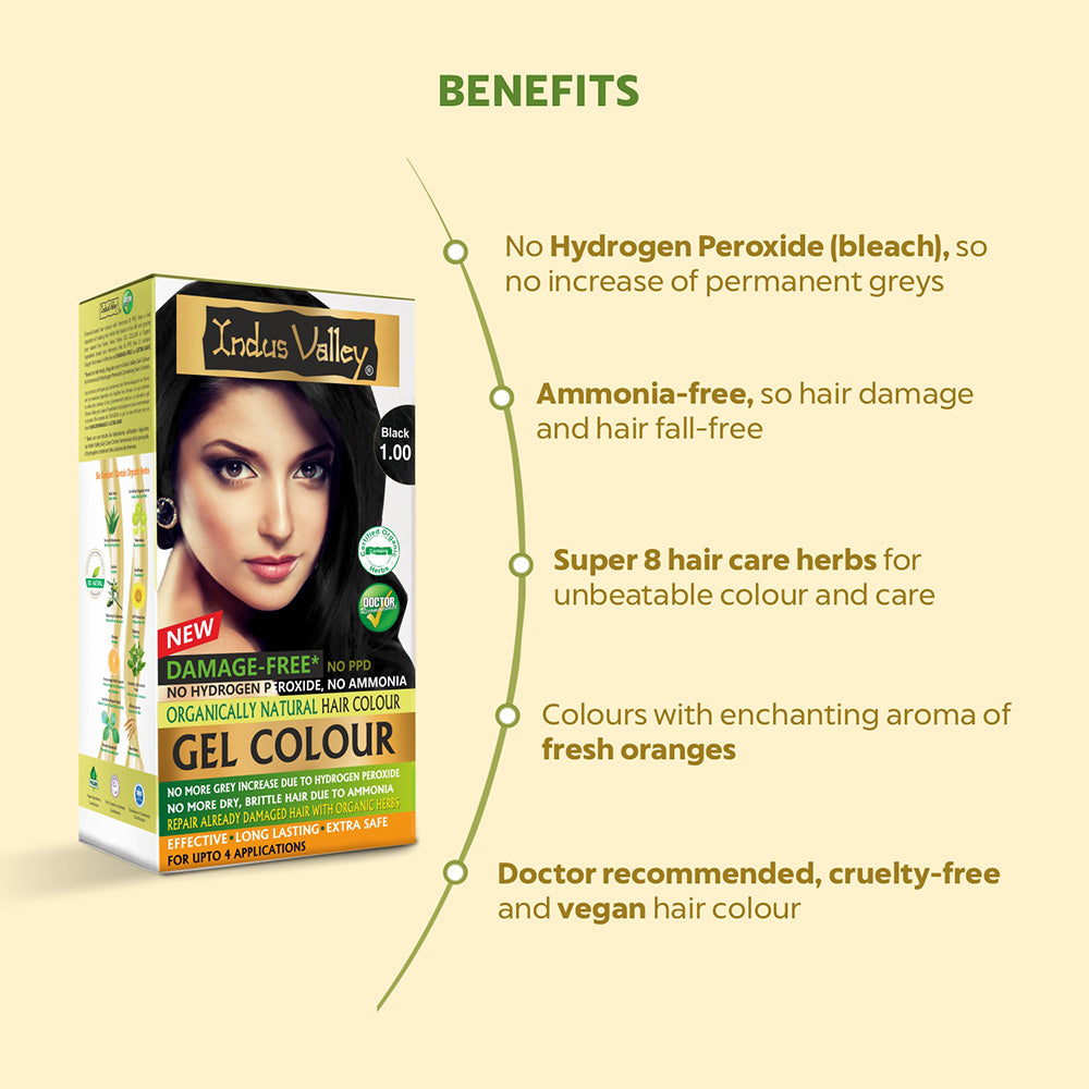 Indus Valley 100 Botanical Hair Aqua Colour Indus Black Buy box of 230 gm  Powder at best price in India  1mg