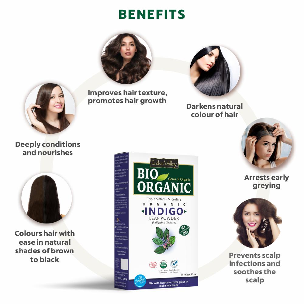 Buy Vedicayurvedas Bioorganic And Natural Pure Henna Based Hair Color 200g   ShopHealthyin