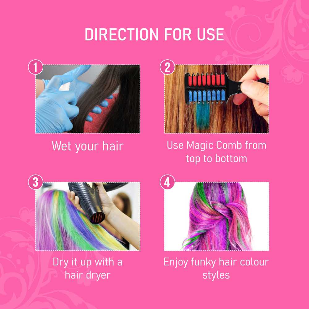 QAWACHH Hair Chalk Temporary Hair Color Kit Hair Chalk Set of 6 Piece   MultiColour  Price in India Buy QAWACHH Hair Chalk Temporary Hair Color  Kit Hair Chalk Set of 6