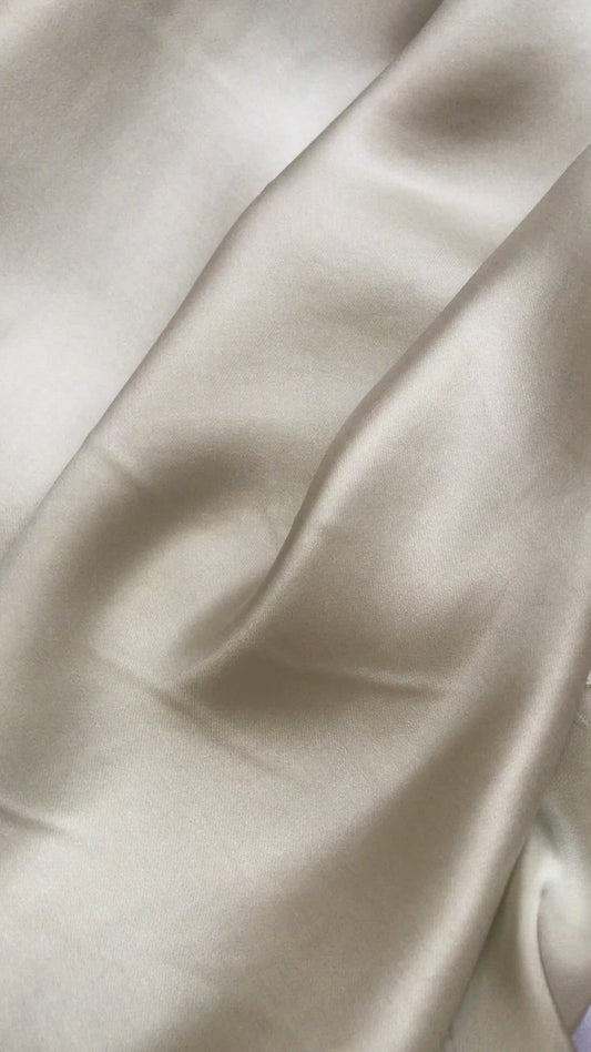 PURE MULBERRY SILK fabric by the yard - Luxury silk fabric - Natural s