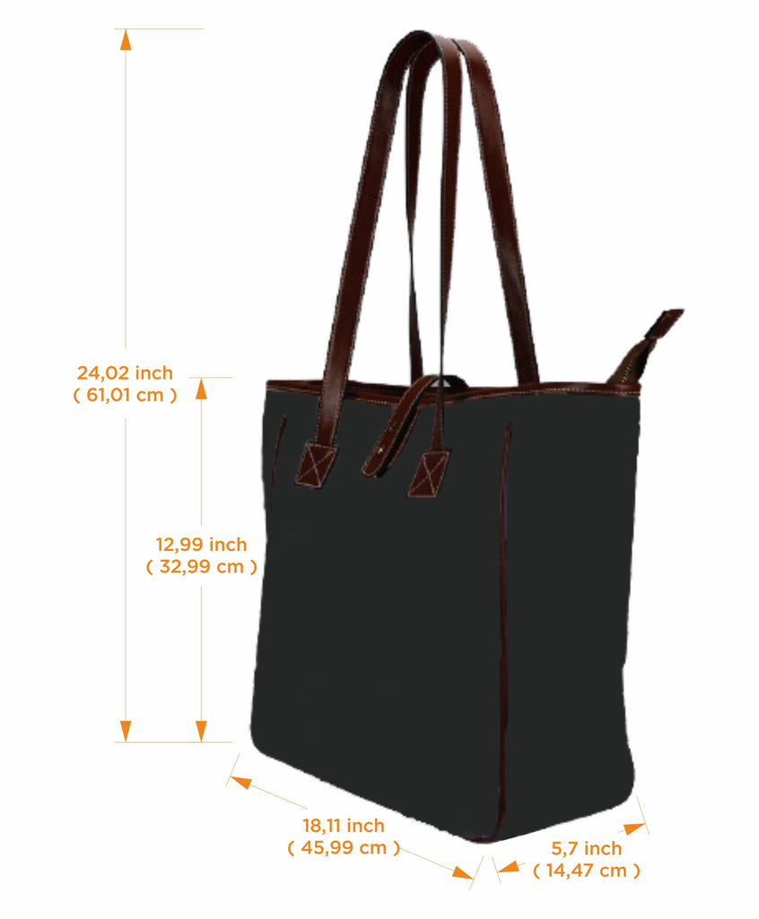 Size chart Canvas Tote Bag | Raiana's Vibes