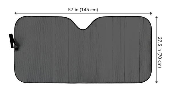 Size chart car sun shade | Raiana's Vibes