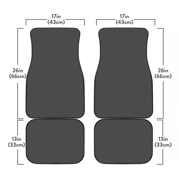 Size Chart car Floor Mats | Raiana's Vibes