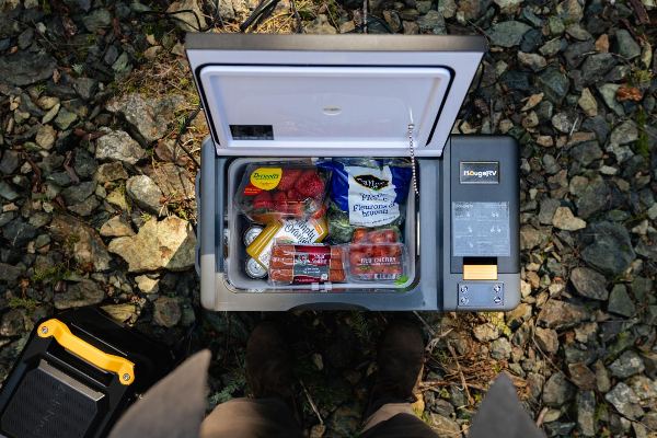 BougeRV’s 12V small mini fridge for camping, overlanding, RVing and road tripping, and outdoor use-1