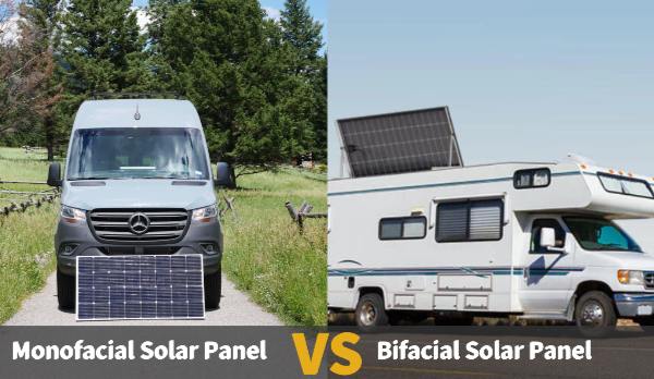 Monfacial solar panel vs. bifacial solar panel