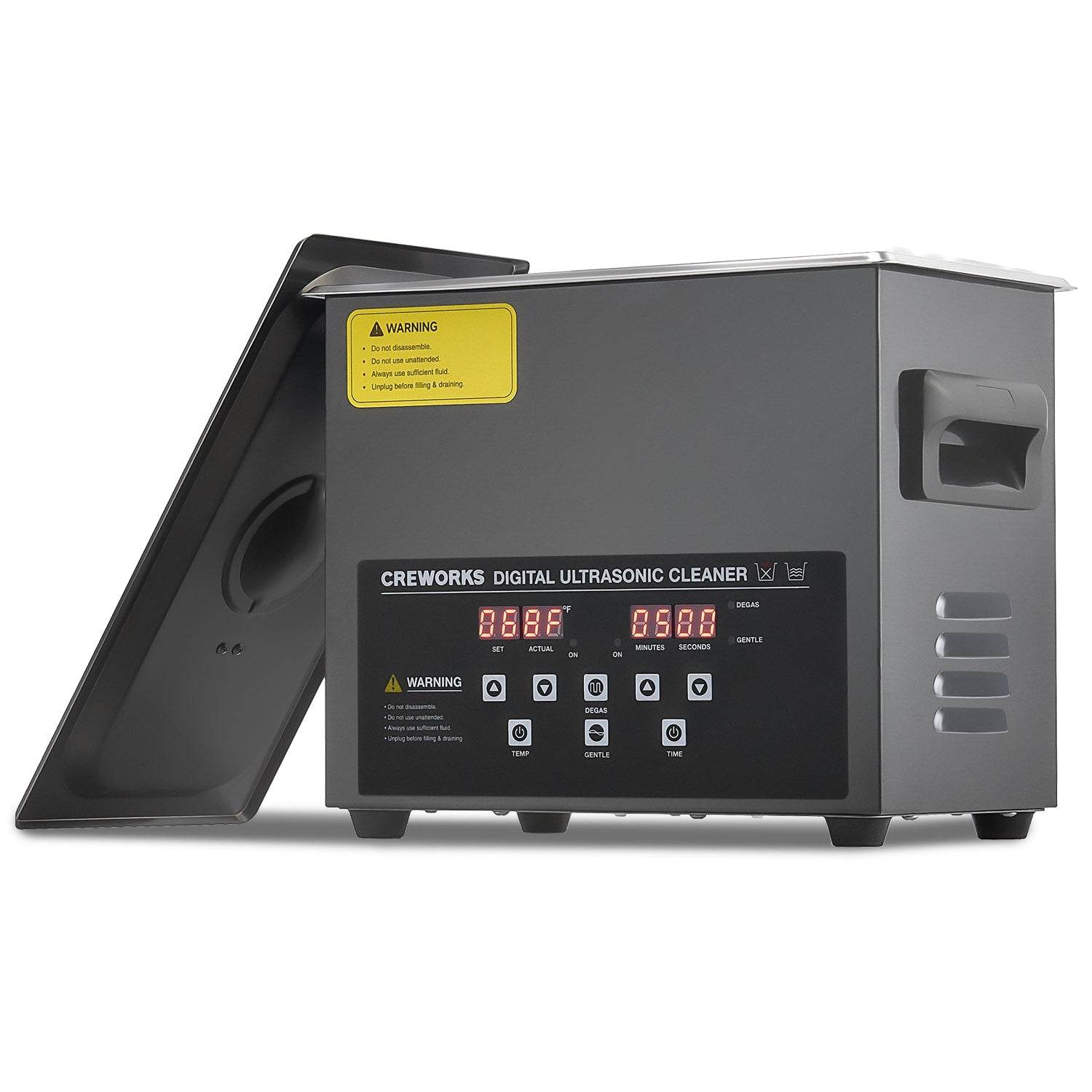 Ultrasonic Cleaning: Professional Ultrasonic Machine with Heater, Timer, and Dual Mode 3L