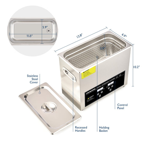 Ultrasonic-Cleaner-with-Digital-Timer-