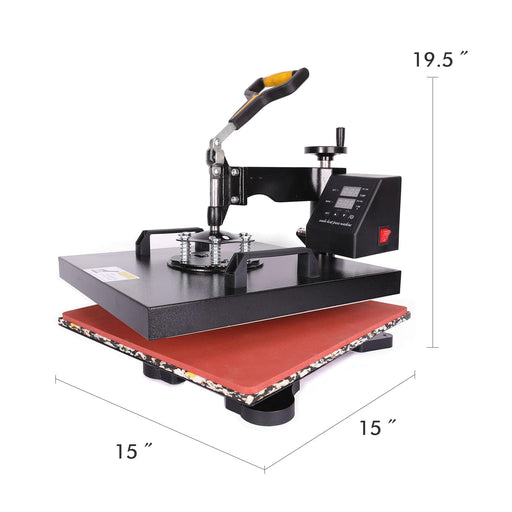 Heat Press Machine 5 in 1 Combo Heat Press 12 x 10 Inch Heat Transfer  Machine 832419275232