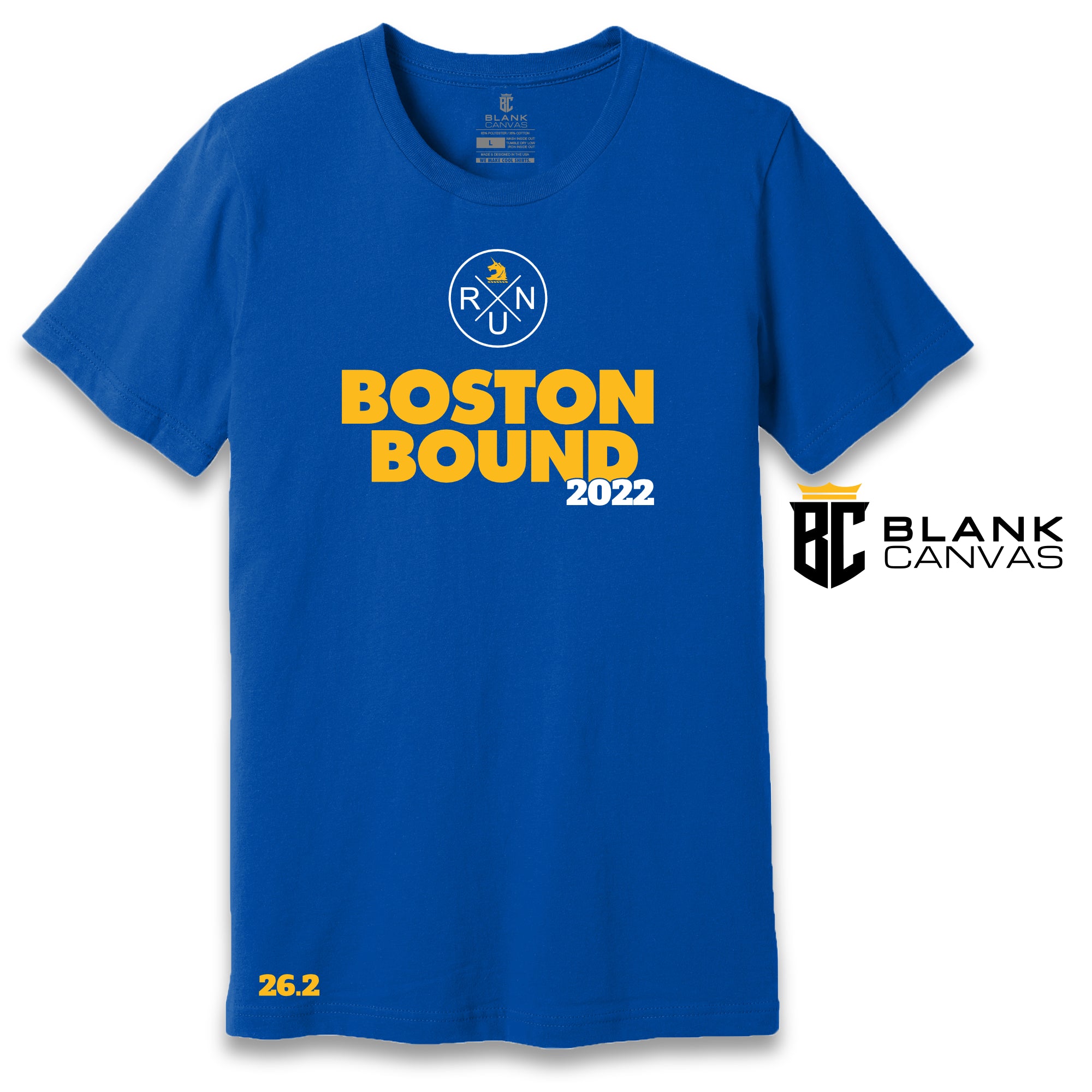 Boston Marathon Bound Qualifier T-Shirt – Blank Canvas Merch