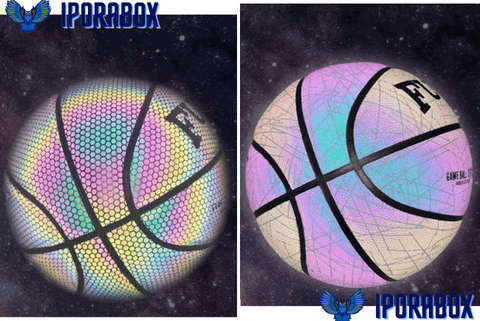 Bola de Basquete Refletiva Holográfica edição especial neon – MDL SHOP