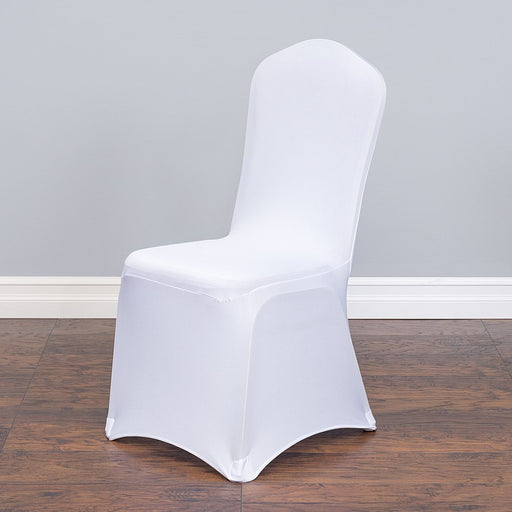 Shimmering Stretch Banquet Chair Cover (7 Colors) — LinenTablecloth