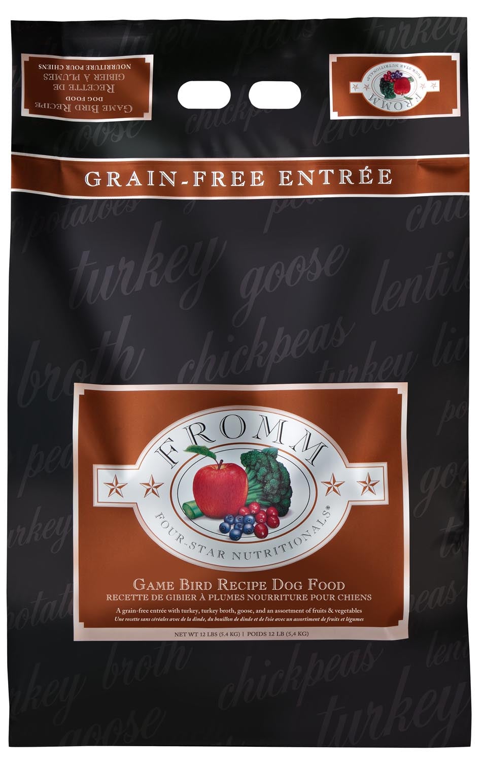 fromm four star game bird dog food