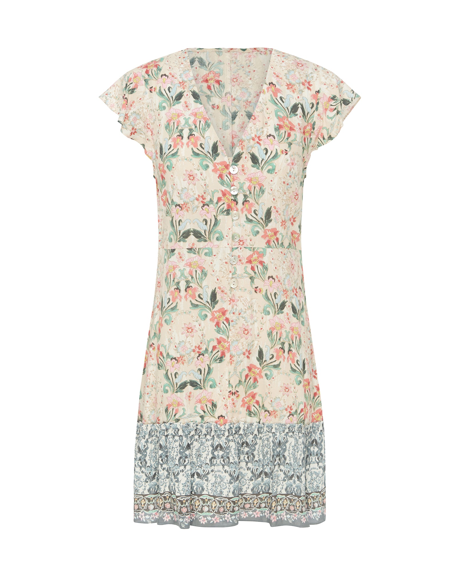 Ilaria Floral Boho Mini Dress