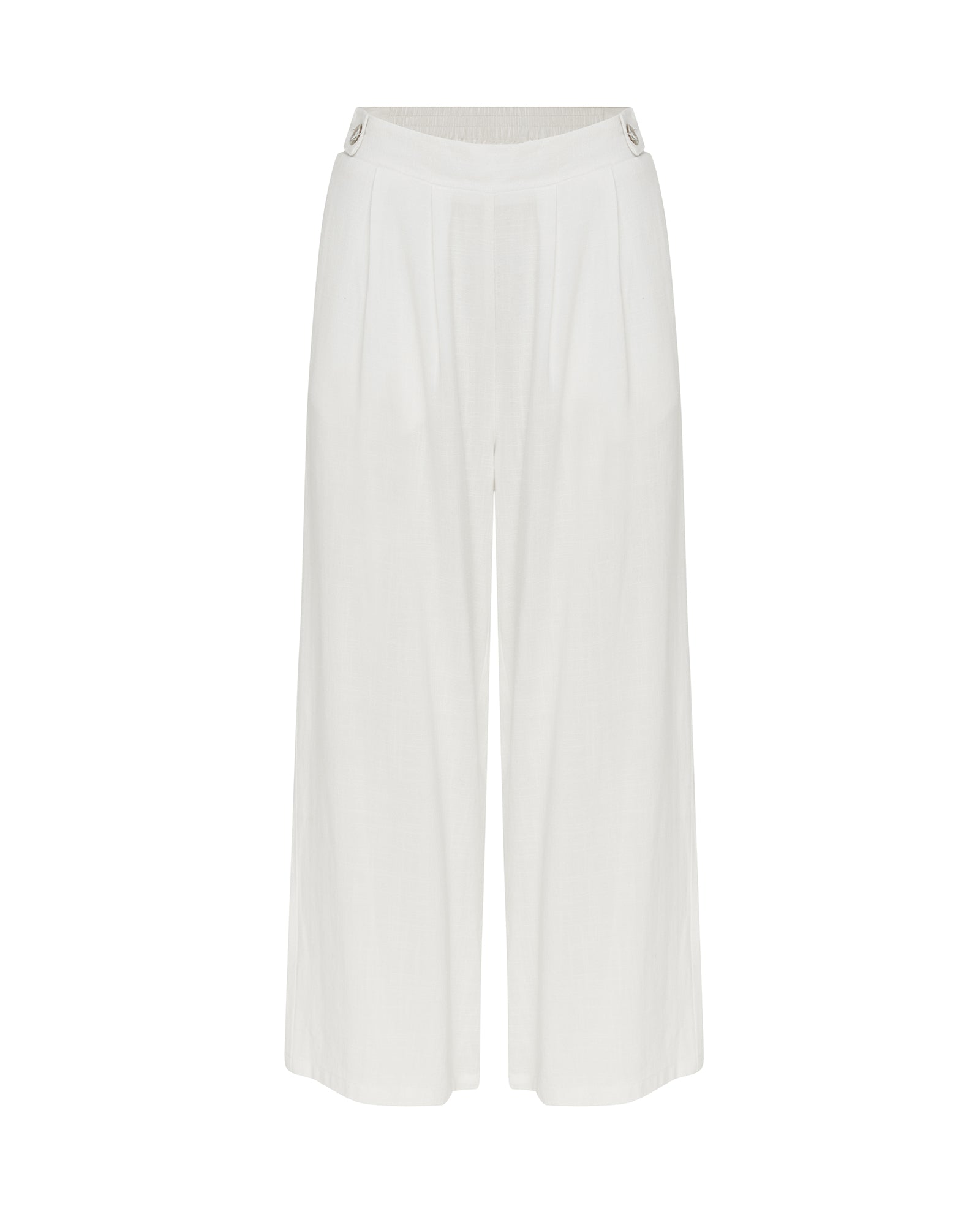 Quincy White Wide Leg Pants