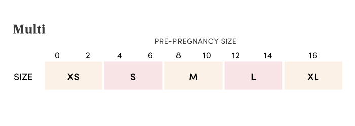 Ingrid & Isabel Bella Band Size Chart