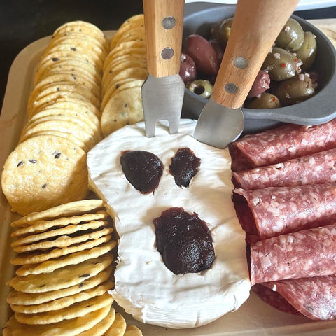 Spooky Halloween Cheese Platter For The Adults