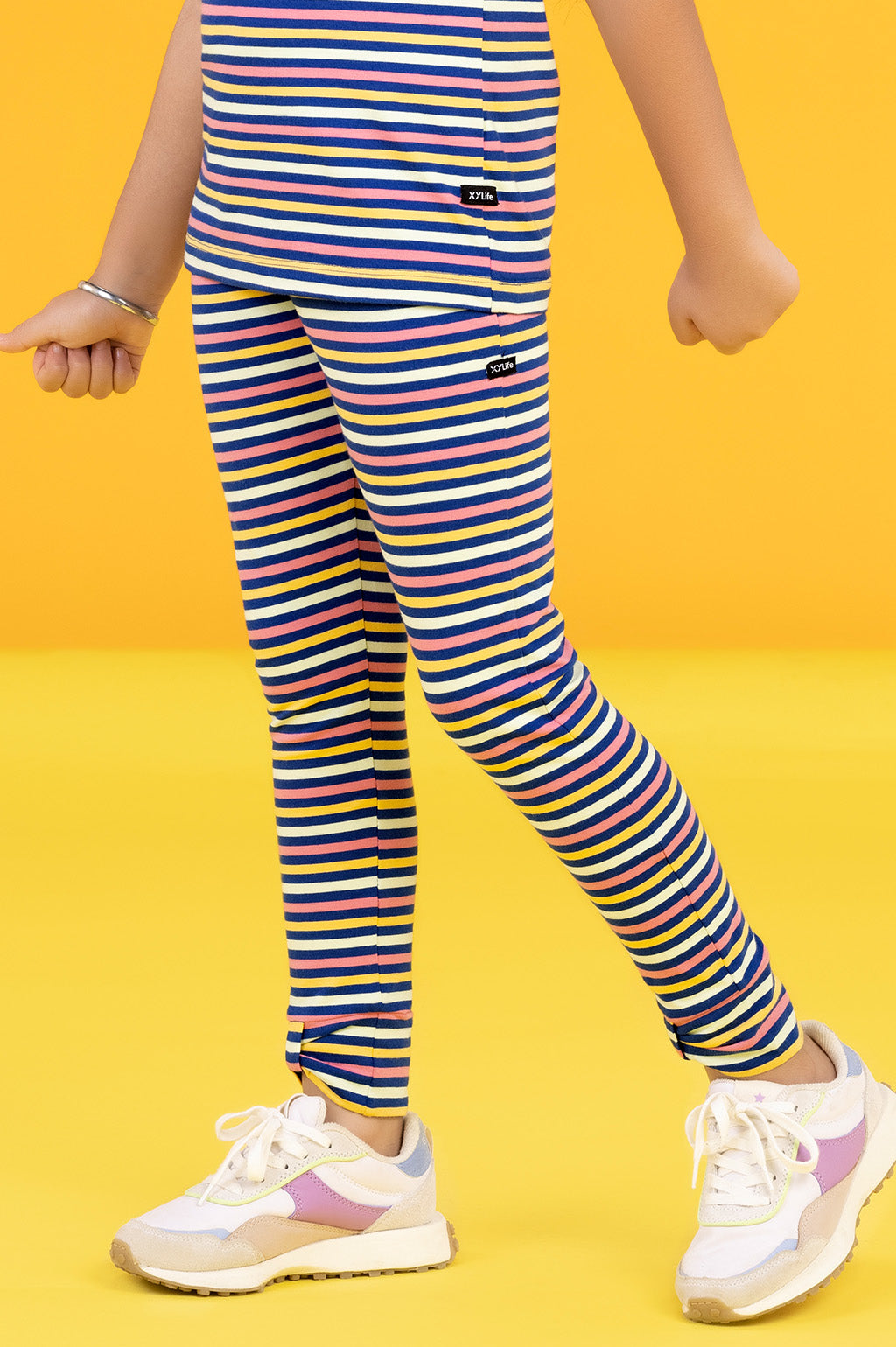 Shop Girl CASTIRONDO Kids Organic Cotton Printed Leggings - XL