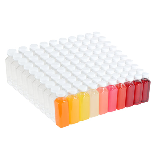 16oz Plastic Bottles W Caps Clear 35pk Empty Pet Juice Containers Bottle in  BULK for sale online