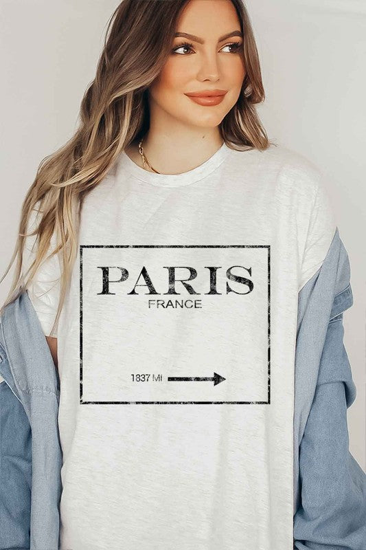 
            
                Load image into Gallery viewer, Paris France Graphic Tee - Plus
            
        