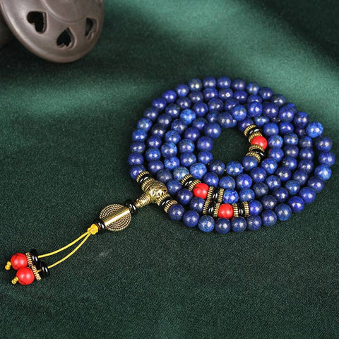 Lazurite Mala Beads