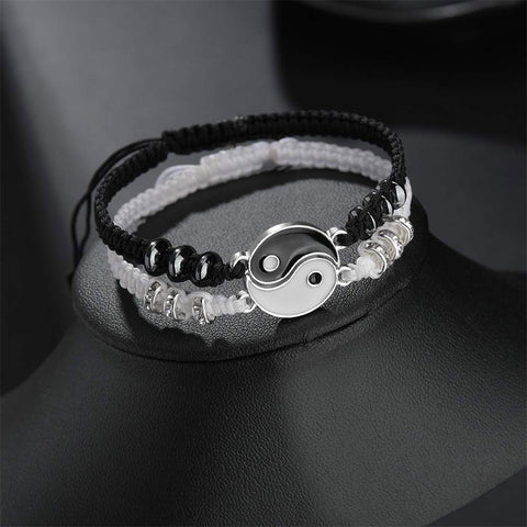 FREE Today: Everlasting Friendship Love Couple Yin Yang Necklace Bracelets Set FREE FREE 4