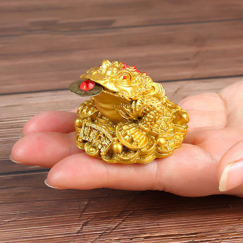 Buddha Stones FengShui Wealth Lucky Frog Decoration