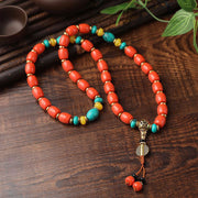 Tibetan Red Coral Calm Bracelet