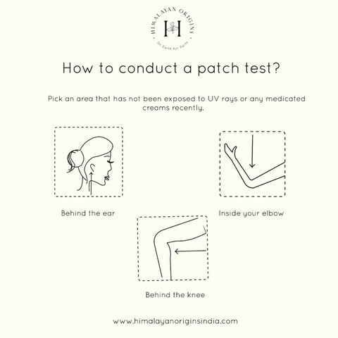 how to conduct a patch test ?
