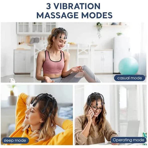 TMS massage og vibration til hovedbund giver bedre velvære og nattesøvn