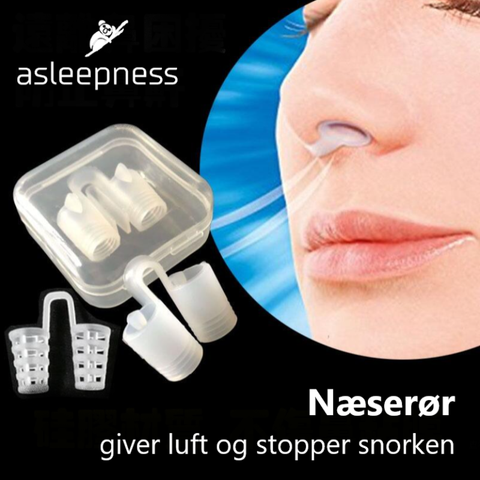 Stop effektivt snorken med mere luft i næsen med næserør