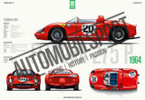 Poster AUTOMOBILSPORT #10 (2 sided) - Ferrari 275 P