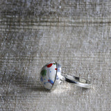 Modern Art Hand Painted Ceramic Ring - Finders & Makers