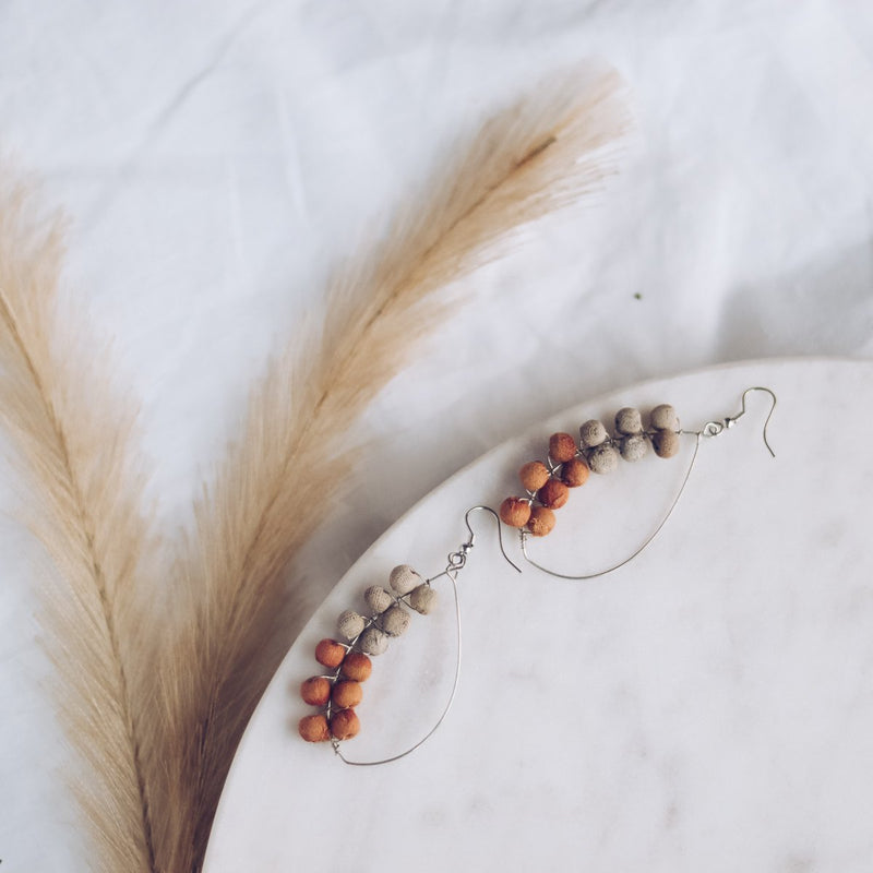 Upcycle Crescent Dreams Earrings - Finders & Makers