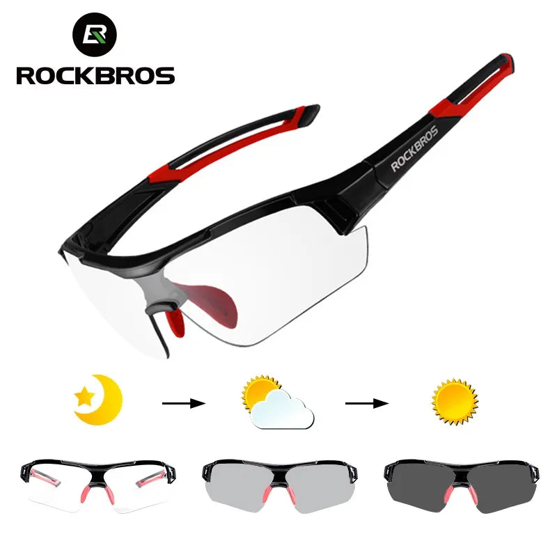ROCKBROS Photochromic Cycling Sunglasses Eyewear