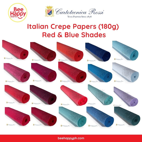 Premium Italian Crepe Paper Roll Heavy-Weight 180 Gram - 548 Baby Pink