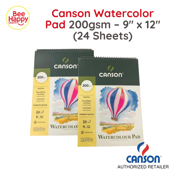 Canson XL Watercolor Paper Pad 9X12 – Honey Bee Stamps