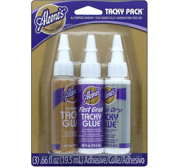 2 Aleene's TACK-IT Over & Over liquid glue 4oz repositionable - make glue  dots!!
